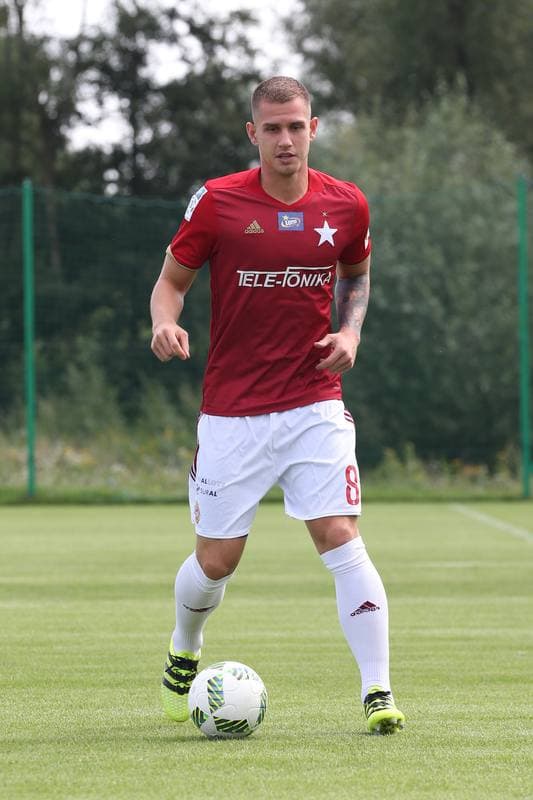 Football. Wisla Krakow. Photo Session. 03.08.2016