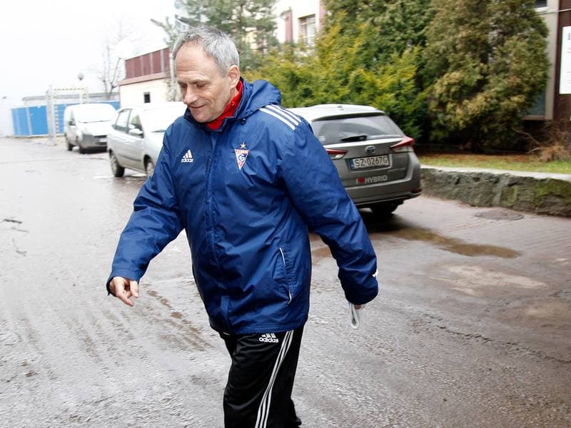 Football. Gornik Zabrze. Training. 04.03.2016
