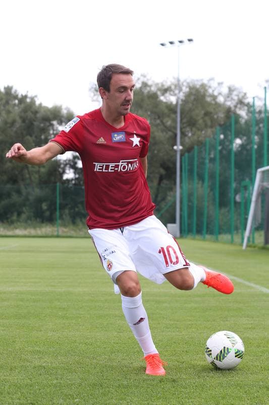 Football. Wisla Krakow. Photo Session. 03.08.2016
