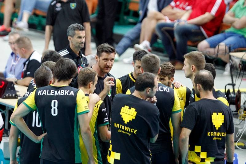 Volleyball. Sparing. GKS Katowice - Calzedonia Verona. 11.09.2016