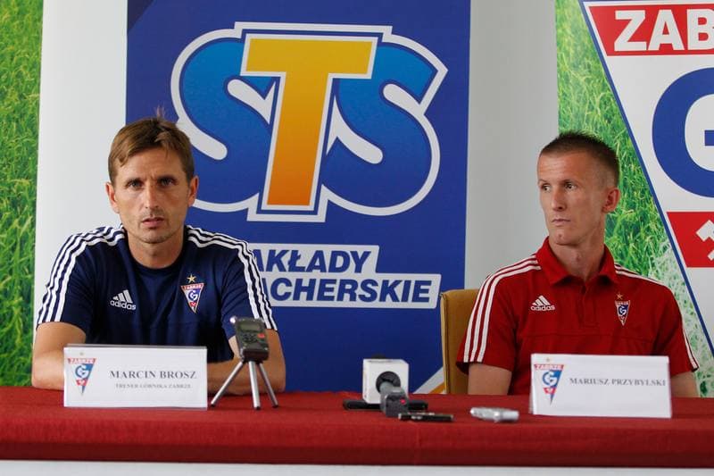 Football. Gornik Zabrze. Press Conference. 04.08.2016