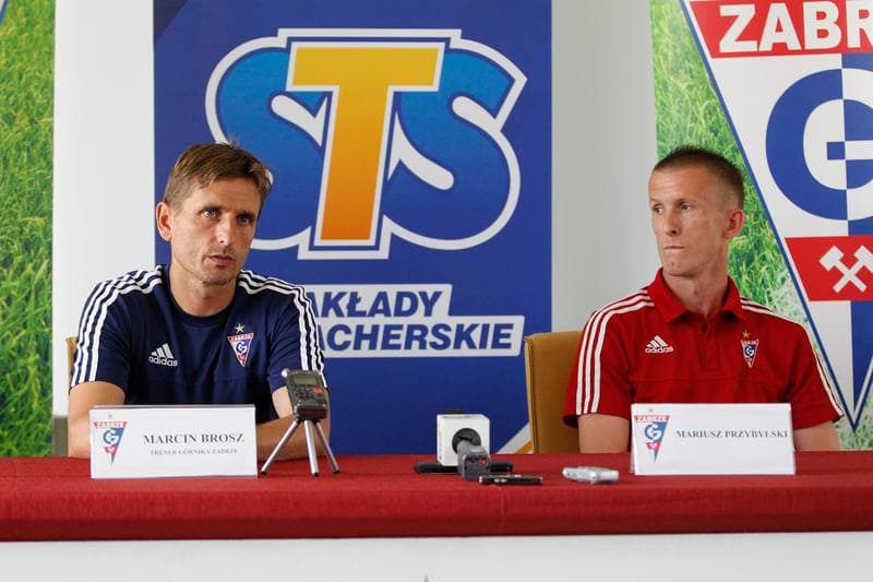Football. Gornik Zabrze. Press Conference. 04.08.2016