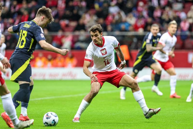 Football. UEFA Nations League. Poland - Scotland. 18.11.2024
