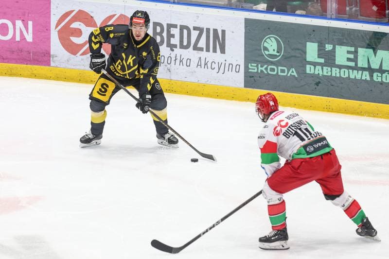 Ice Hockey. Tauron Hokej Liga. EC Bedzin Zaglebie Sosnowiec - GKS Katowice. 01.12.2024