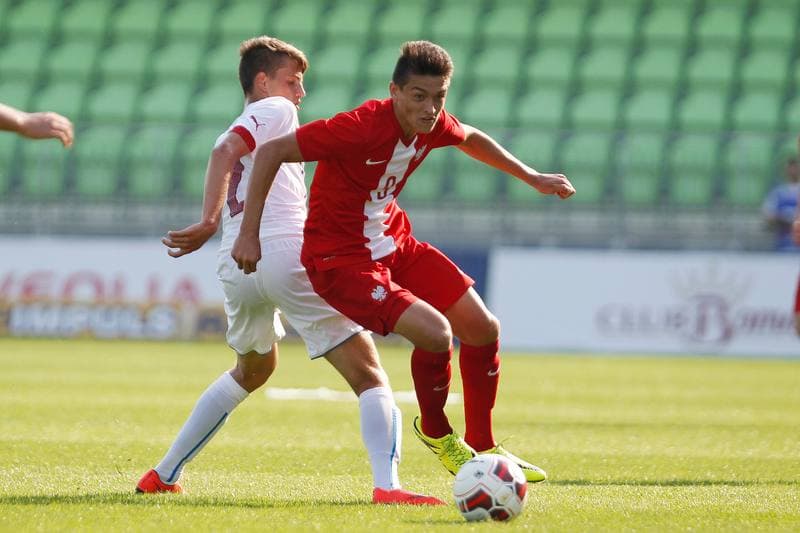 Football. Czech Republic U-16 - Poland U-16. 13.09.2016