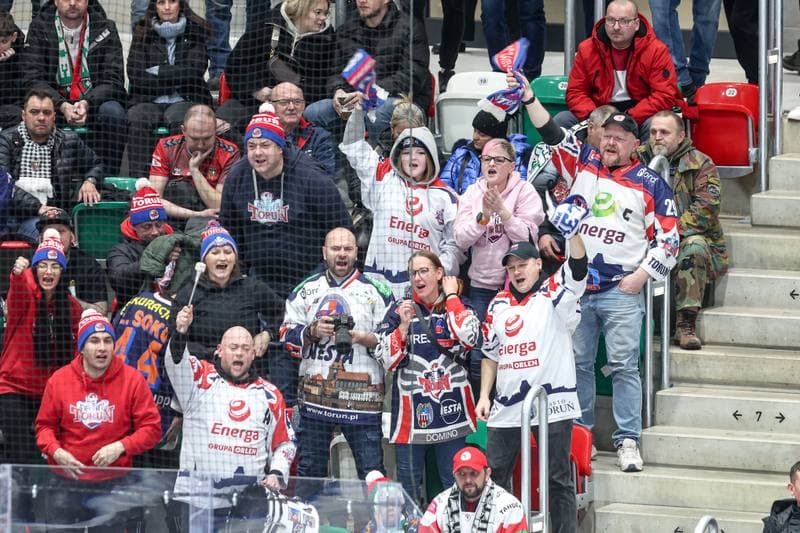 Ice Hockey. Tauron Hokej Liga. EC Bedzin Zaglebie Sosnowiec - KH Energa Torun. 19.01.2025