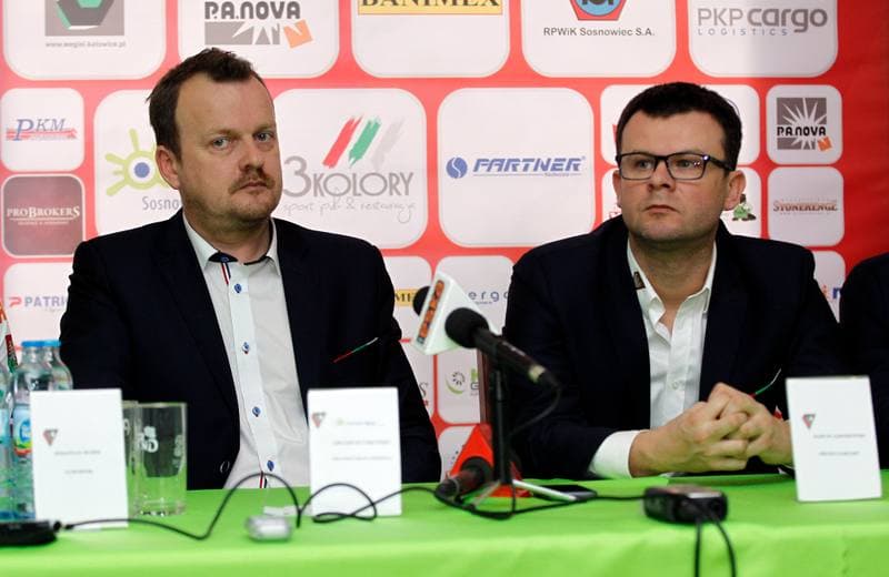 Football. Zaglebie Sosnowiec. Press Conference. 02.03.2016