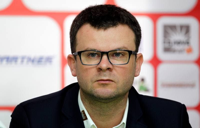 Football. Zaglebie Sosnowiec. Press Conference. 02.03.2016