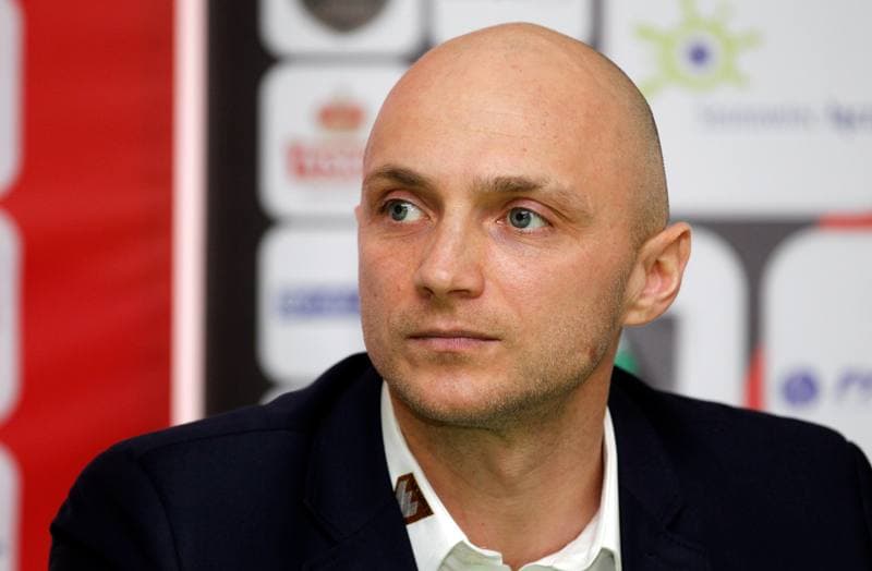 Football. Zaglebie Sosnowiec. Press Conference. 02.03.2016