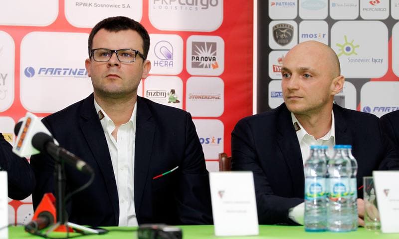 Football. Zaglebie Sosnowiec. Press Conference. 02.03.2016