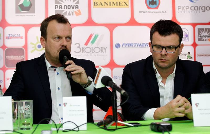 Football. Zaglebie Sosnowiec. Press Conference. 02.03.2016