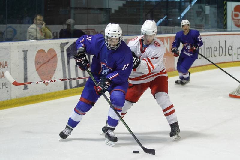 Ice Hockey. Friendly Match. Poland U20 - France U20. 06.08.2016