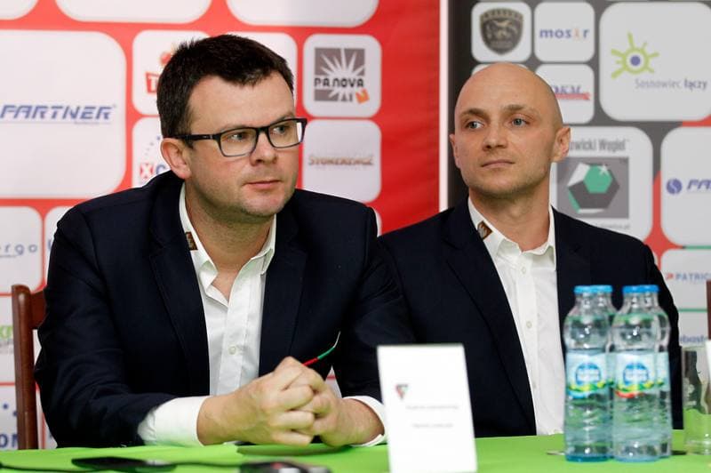 Football. Zaglebie Sosnowiec. Press Conference. 02.03.2016