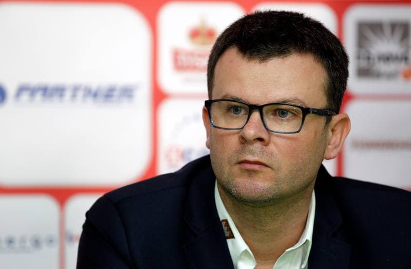 Football. Zaglebie Sosnowiec. Press Conference. 02.03.2016