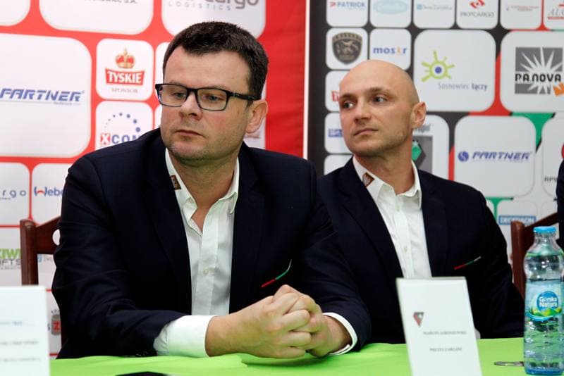 Football. Zaglebie Sosnowiec. Press Conference. 02.03.2016
