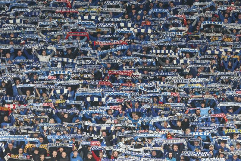 Football. Betclic I Liga. Ruch Chorzow - Warta Poznan. 25.10.2024