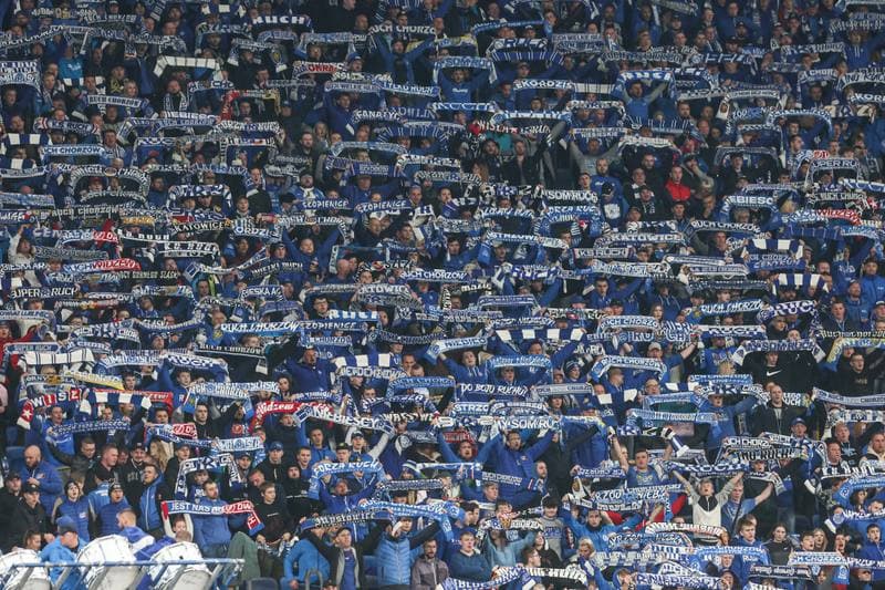 Football. Betclic I Liga. Ruch Chorzow - Warta Poznan. 25.10.2024