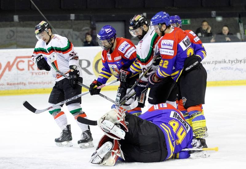 Ice Hockey. Polska Hokej Liga. GKS Tychy - Tatryski Podhale Nowy Targ. 29.02.2016