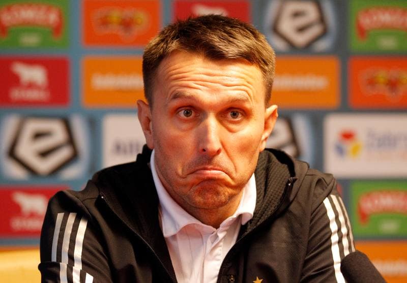 Football. Gornik Zabrze. Press Conference. 29.02.2016