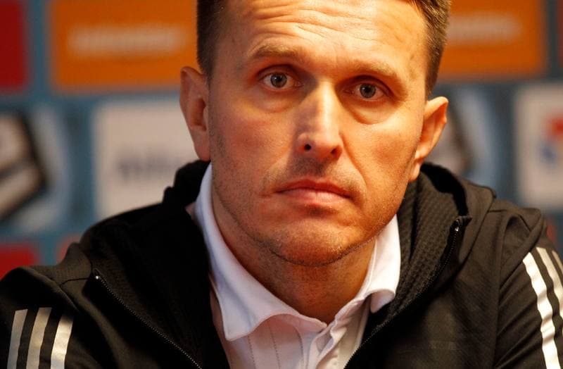 Football. Gornik Zabrze. Press Conference. 29.02.2016