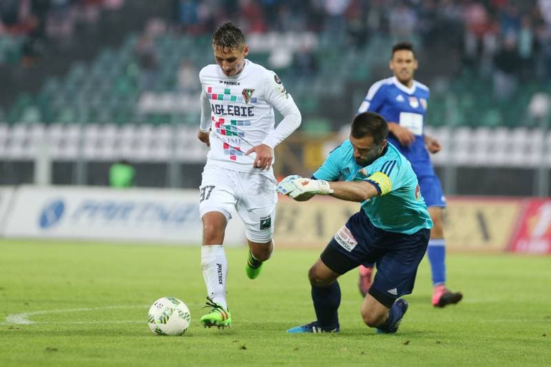 Football. I Liga. Zaglebie Sosnowiec - Pogon Siedlce. 06.08.2016