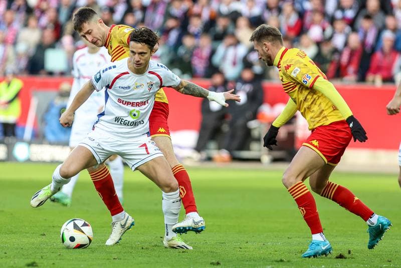 Football. PKO BP Ekstraklasa. Gornik Zabrze - Jagiellonia Bialystok. 03.11.2024