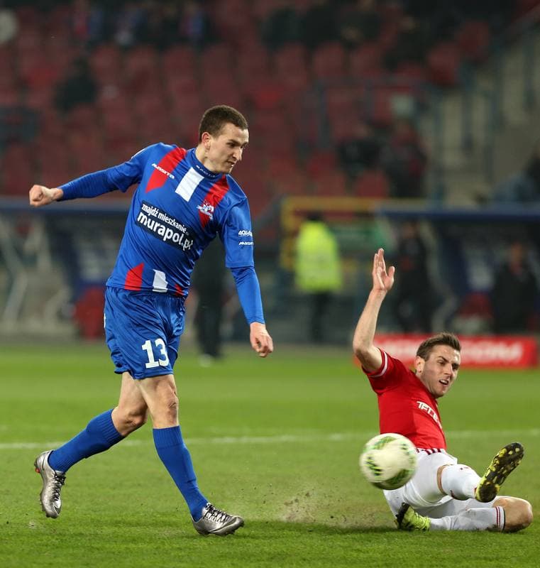Football. PKO BP Ekstraklasa. Wisla Krakow - Podbeskidzie Bielsko Biala. 27.02.2016