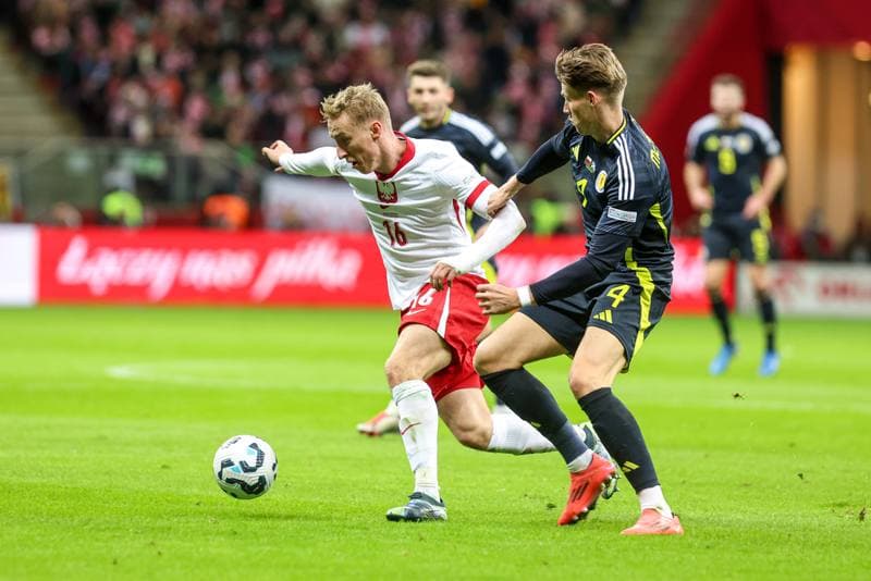 Football. UEFA Nations League. Poland - Scotland. 18.11.2024