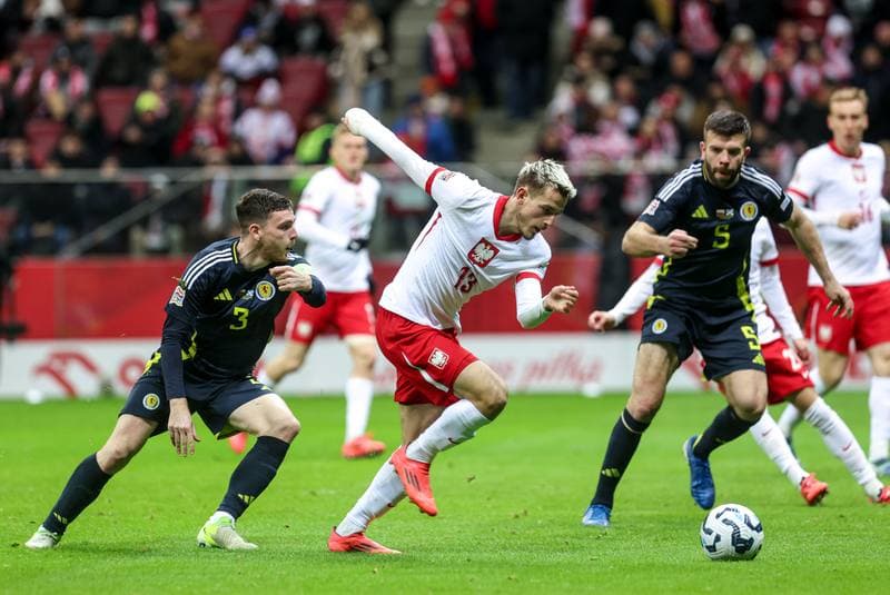 Football. UEFA Nations League. Poland - Scotland. 18.11.2024