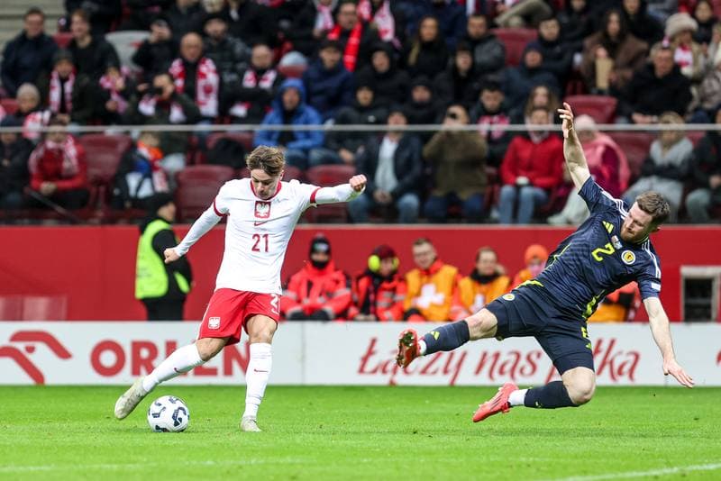 Football. UEFA Nations League. Poland - Scotland. 18.11.2024