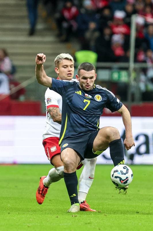 Football. UEFA Nations League. Poland - Scotland. 18.11.2024