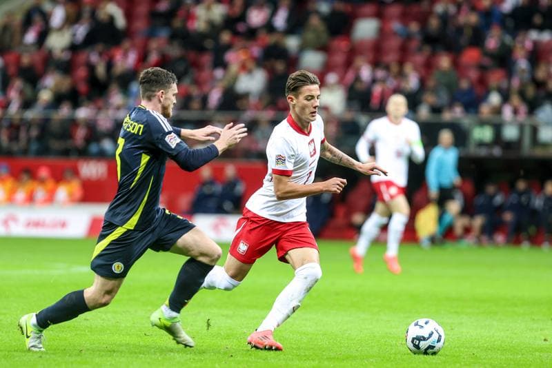 Football. UEFA Nations League. Poland - Scotland. 18.11.2024