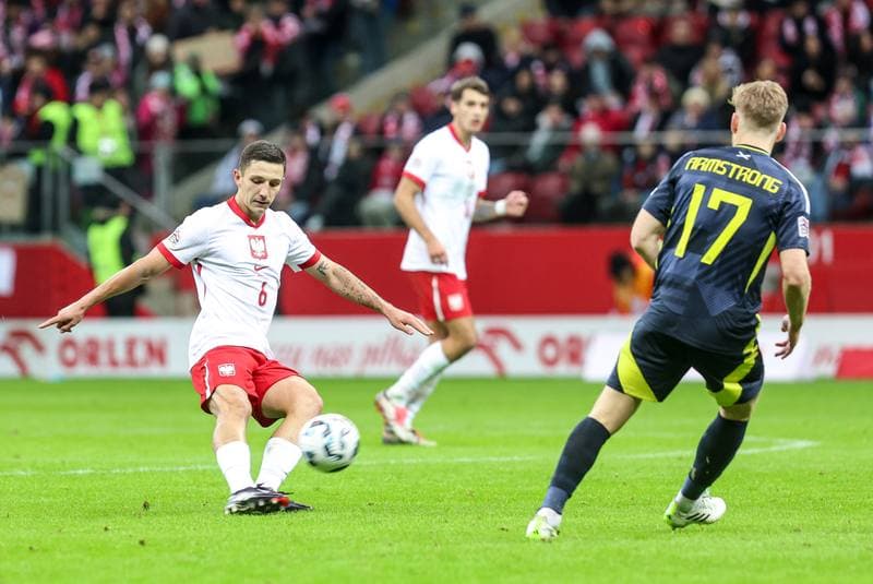 Football. UEFA Nations League. Poland - Scotland. 18.11.2024