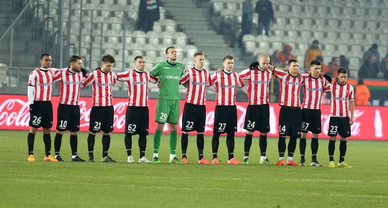 Football. Ekstraklasa. Cracovia Krakow - Zaglebie Lubin. 26.02.2016