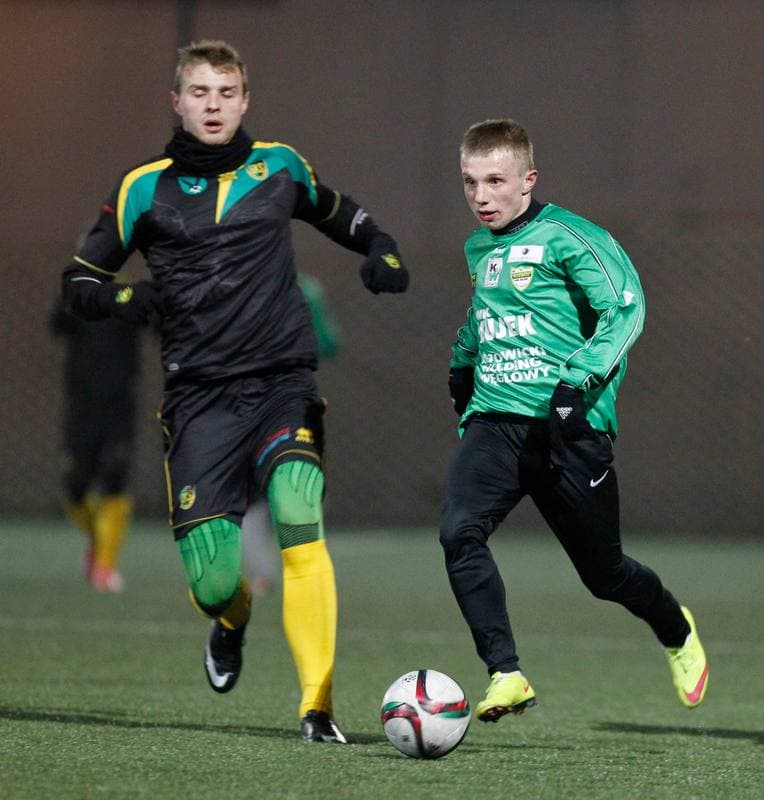 Football. Sparing. Rozwoj Katowice - GKS Jastrzebie. 24.02.2016