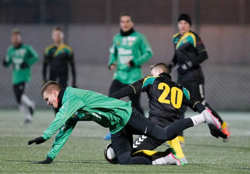 Football. Sparing. Rozwoj Katowice - GKS Jastrzebie. 24.02.2016