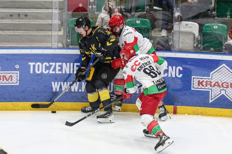 Ice Hockey. Tauron Hokej Liga. EC Bedzin Zaglebie Sosnowiec - GKS Katowice. 01.12.2024
