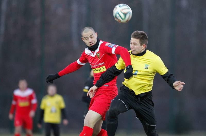 Football. Sparing. Zaglebie Sosnowiec - Gornik Piaski. 24.02.2016