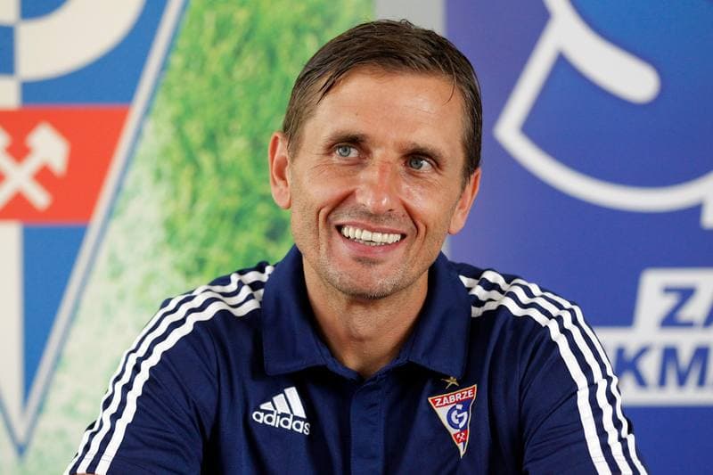 Football. Gornik Zabrze. Press Conference. 09.08.2016