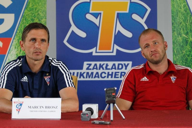 Football. Gornik Zabrze. Press Conference. 09.08.2016