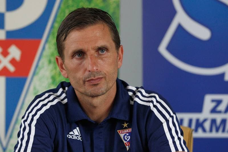 Football. Gornik Zabrze. Press Conference. 09.08.2016