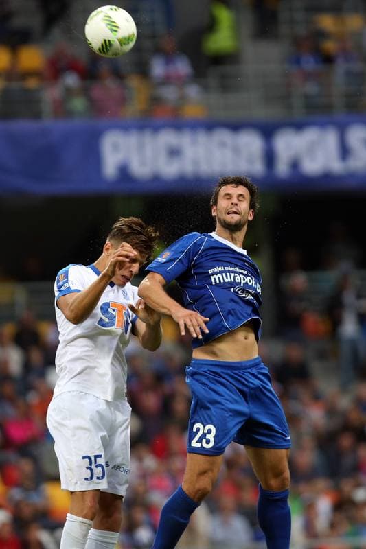 Football. Polish Cup. Podbeskidzie Bielsko-Biala - Lech Poznan. 09.08.2016
