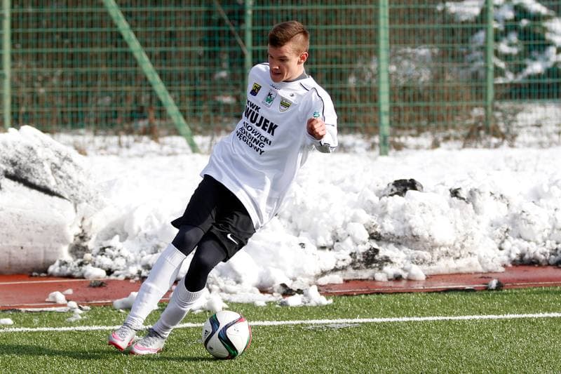 Football. Sparing. Rozwoj Katowice - Rekord Bielsko Biala. 20.02.2016