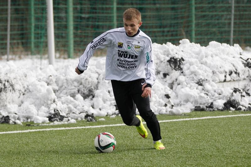 Football. Sparing. Rozwoj Katowice - Rekord Bielsko Biala. 20.02.2016