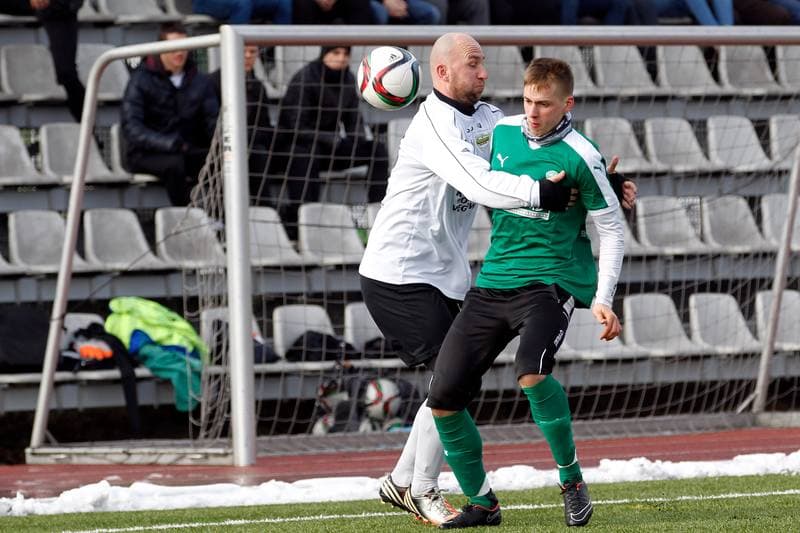 Football. Sparing. Rozwoj Katowice - Rekord Bielsko Biala. 20.02.2016