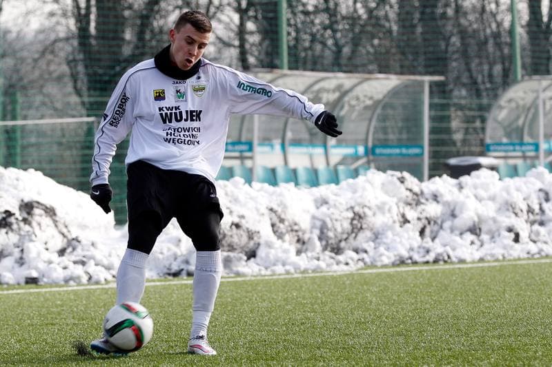 Football. Sparing. Rozwoj Katowice - Rekord Bielsko Biala. 20.02.2016