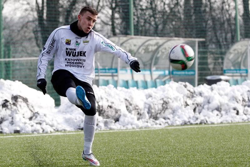 Football. Sparing. Rozwoj Katowice - Rekord Bielsko Biala. 20.02.2016