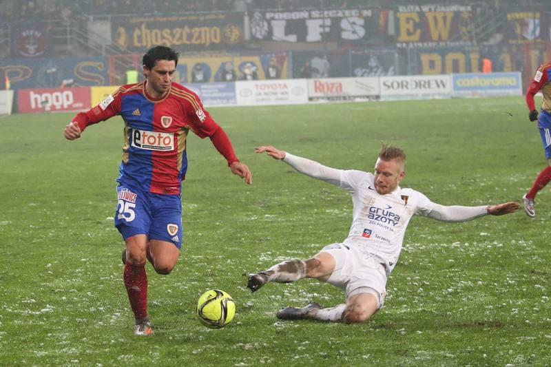 Football. Ekstraklasa. Piast Gliwice - Pogon Szczecin. 19.02.2016