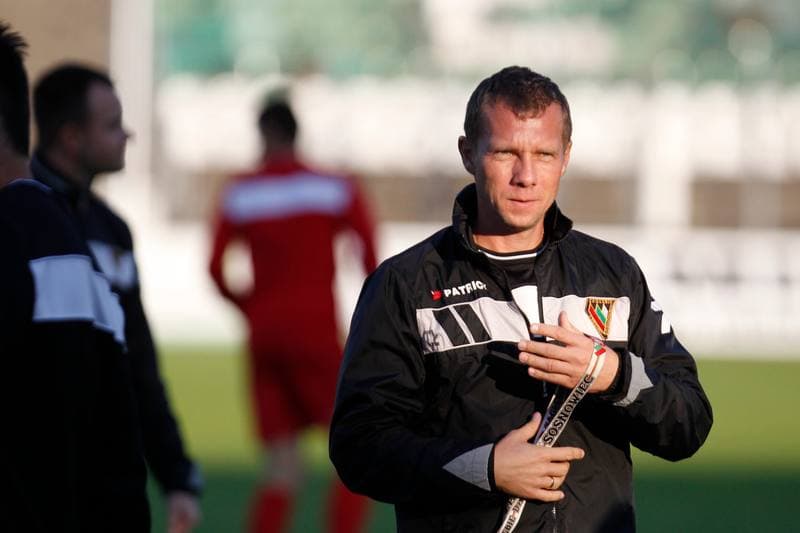 Football. Zaglebie Sosnowiec. Training. 22.09.2016