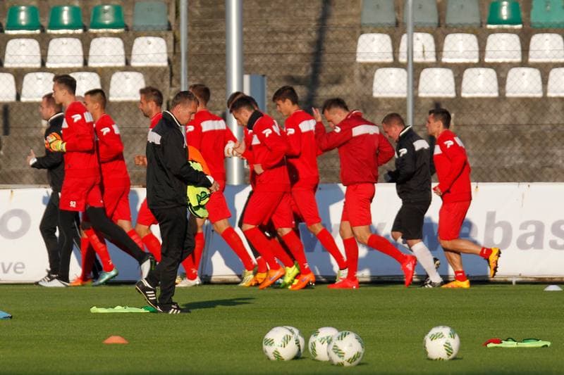 Football. Zaglebie Sosnowiec. Training. 22.09.2016